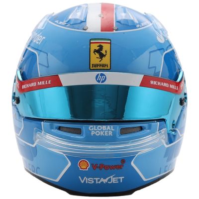 Charles Leclerc Miami GP 2025 Mini Helmet 1:5