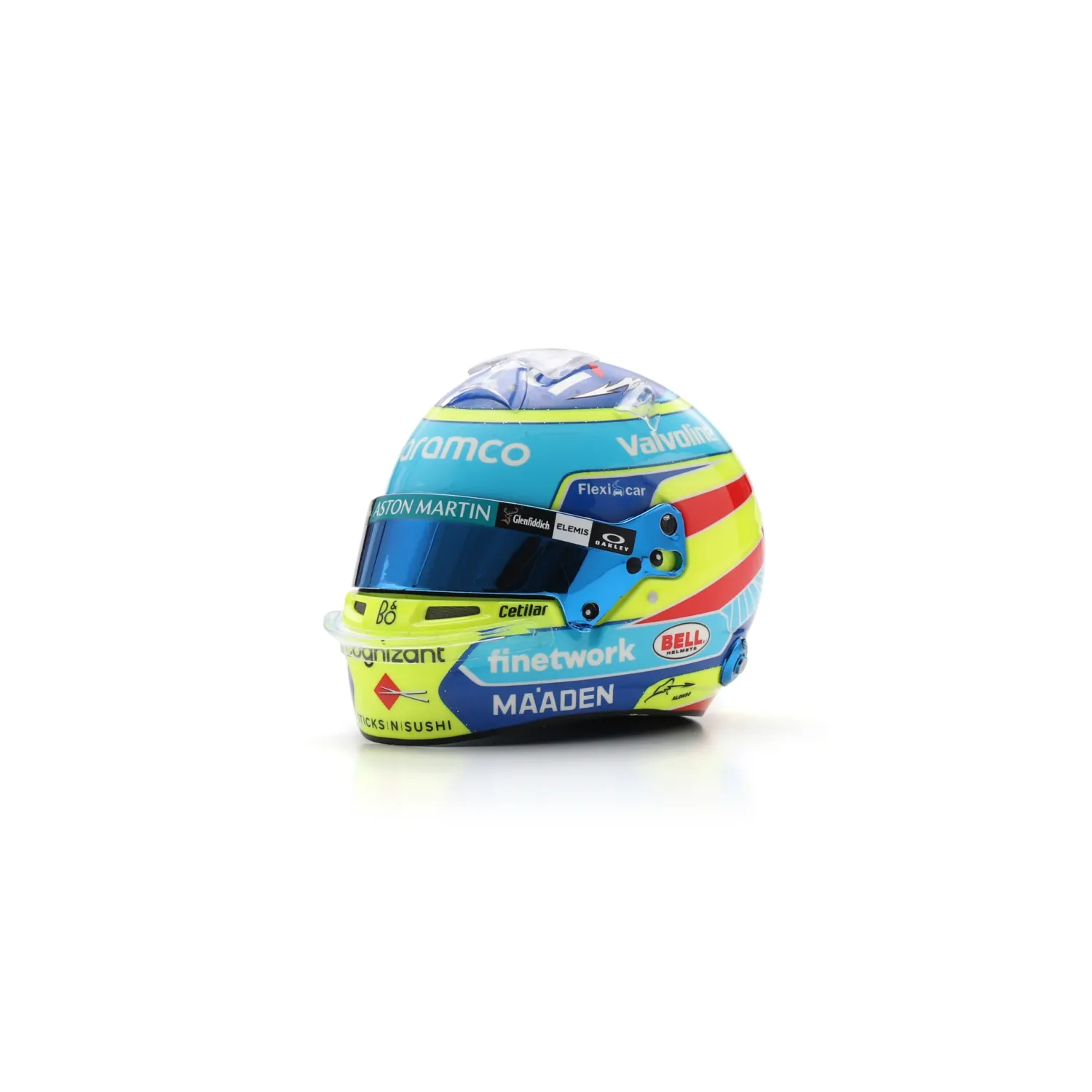 Fernando Alonso 2025 Mini Helmet 1:5