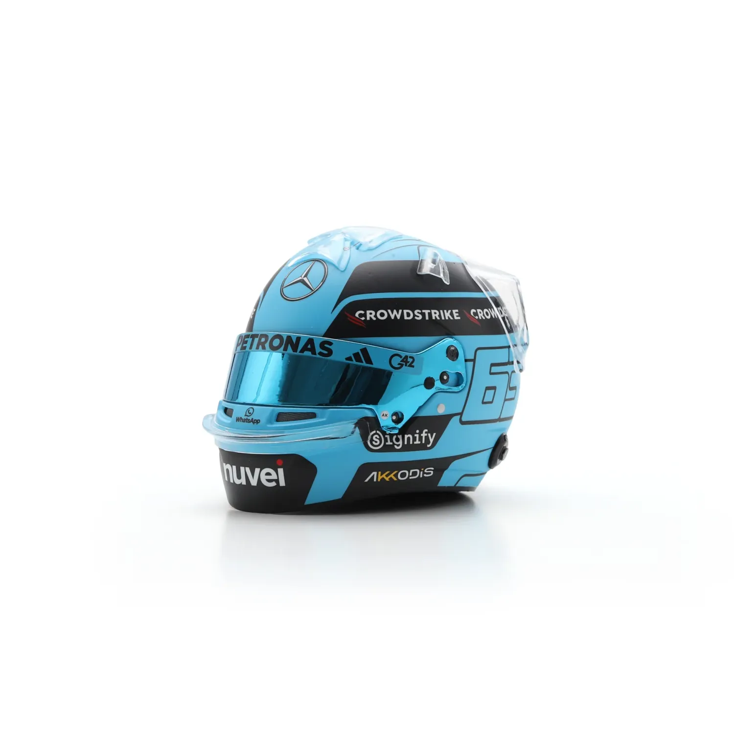 George Russell 2025 Mini Helmet 1:5