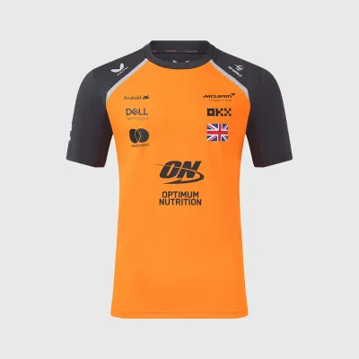 McLaren Camiseta Oficial Lando Norris 2025 - Papaya McLaren Camiseta Oficial Lando Norris 2025 - Papaya