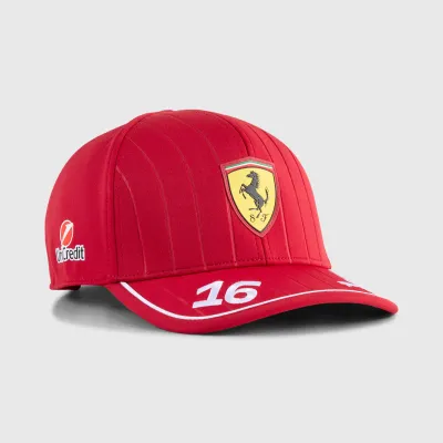 Scuderia Ferrari Gorra Oficial Charles Leclerc 2025
