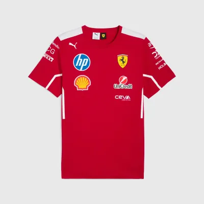 Scuderia Ferrari Camiseta Oficial Mujer 2025