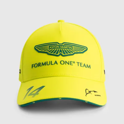 Aston Martin  Gorra Oficial Fernando Alonso 2025 - Lime