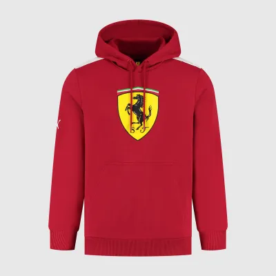 Scuderia Ferrari Puma Shield Hoodie - Red