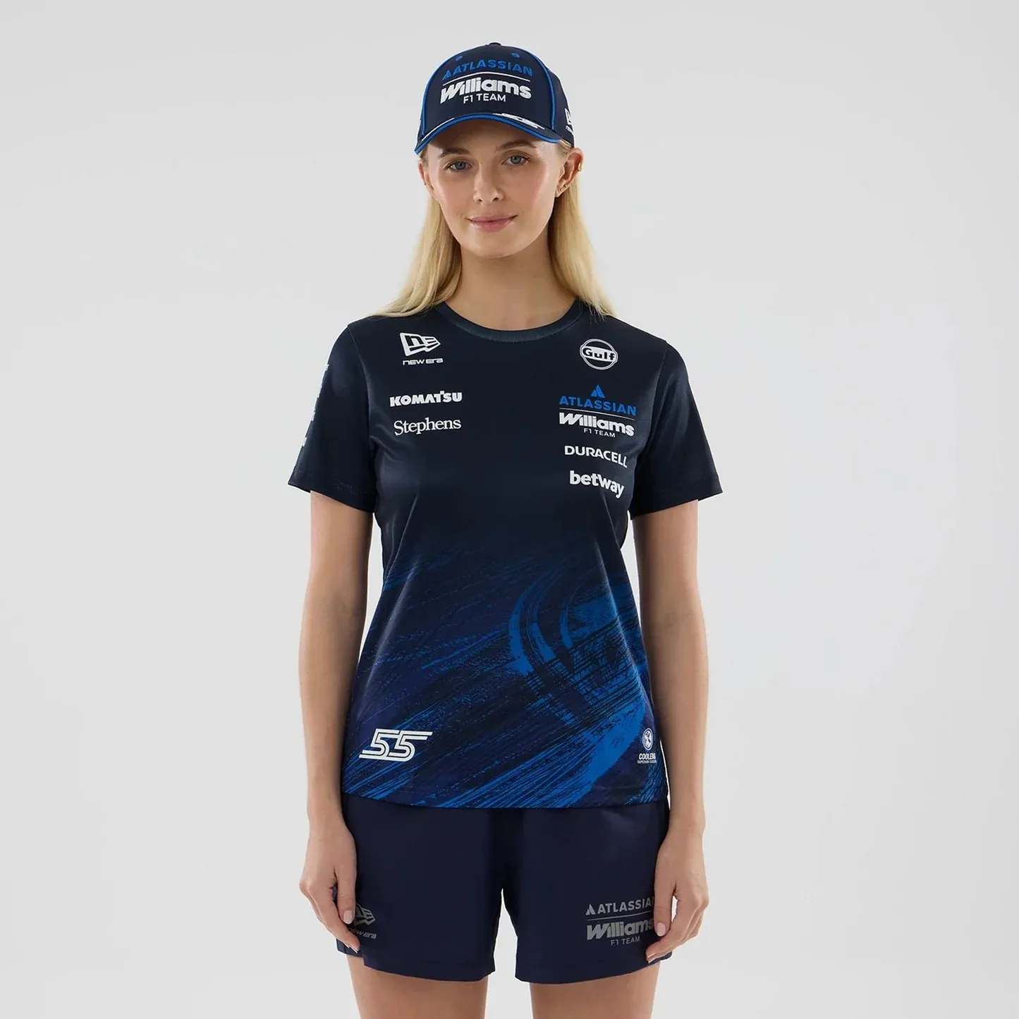 Williams Racing Camiseta Oficial Carlos Sainz Mujer 2026