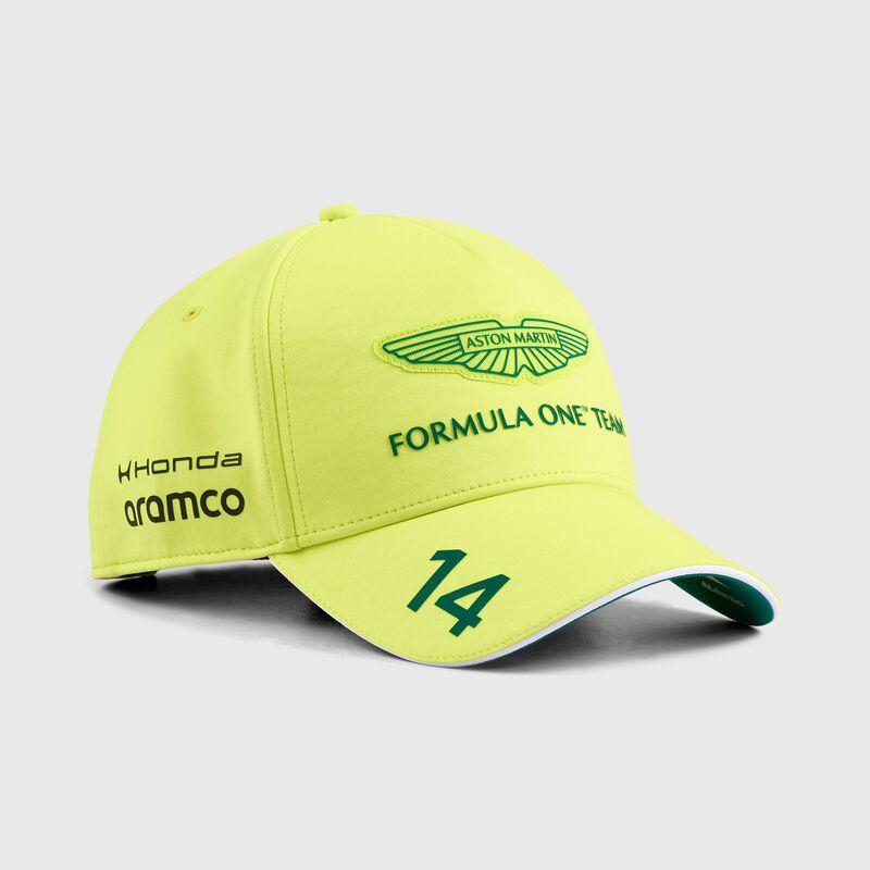Aston Martin Gorra Oficial Fernando Alonso 2026 - Lime