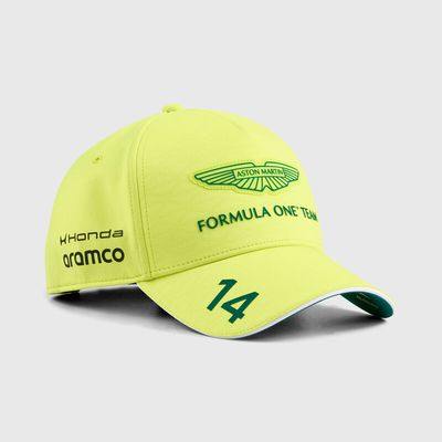 Aston Martin Gorra Oficial Fernando Alonso 2026 - Lime
