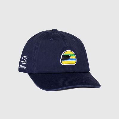 Ayrton Senna Helmet Washed Cap