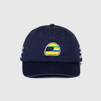 Ayrton Senna Helmet Washed Cap