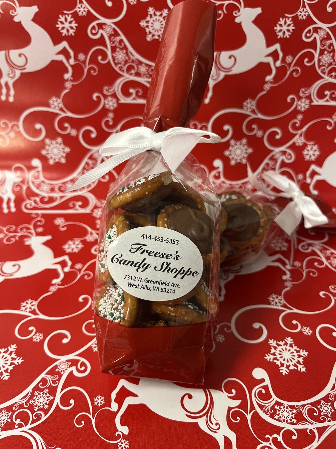 Christmas Pretzel Wreaths Christmas Pretzel Wreaths