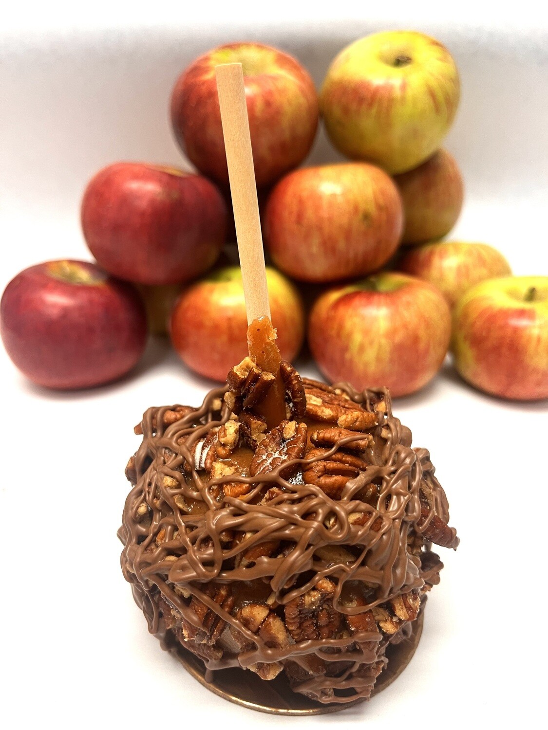 Turtle Caramel Apple