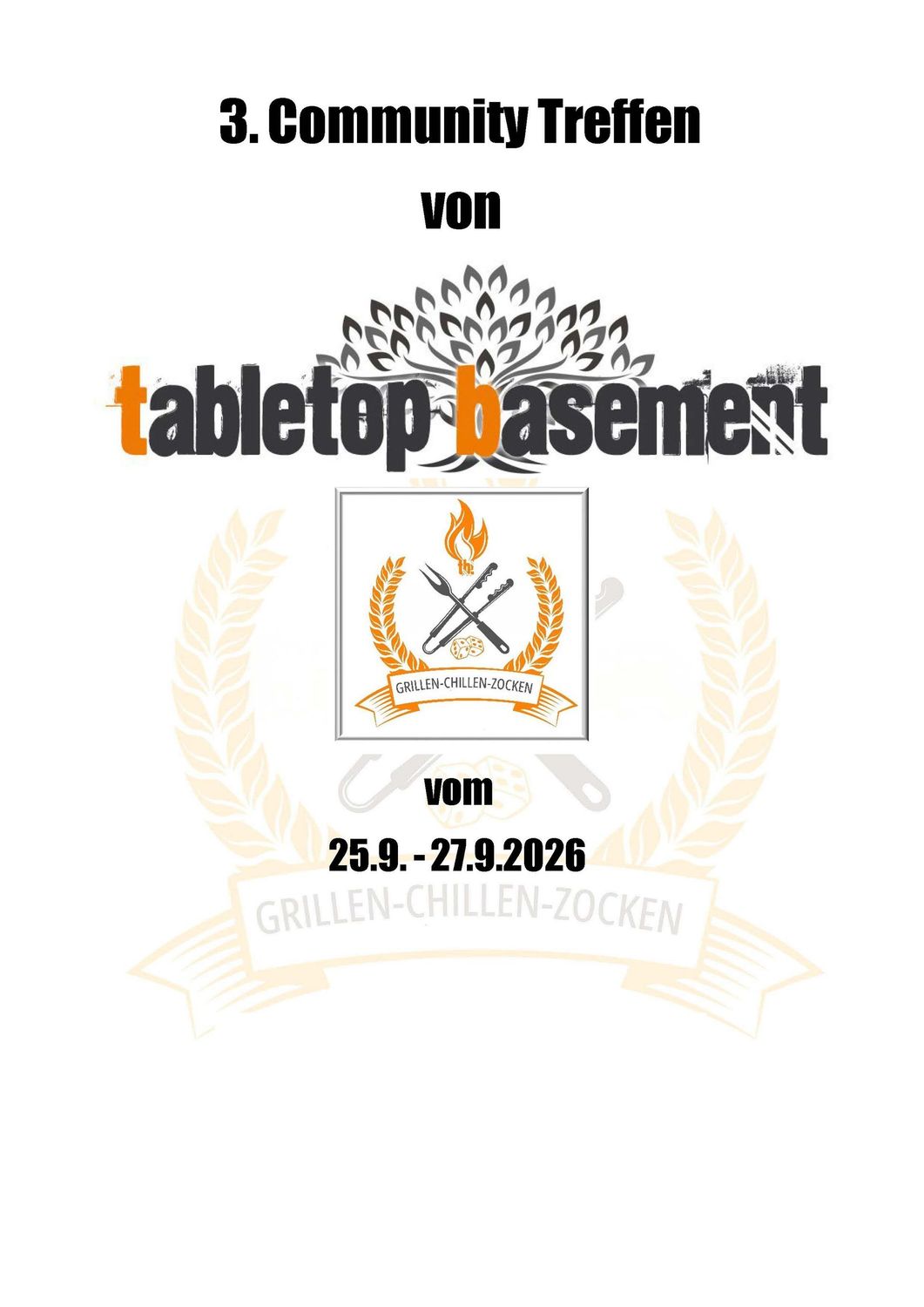 3. TBBQ - Zweitagesticket 3. TBBQ - Zweitagesticket