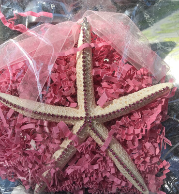 #134 Pink Starfish Ornament