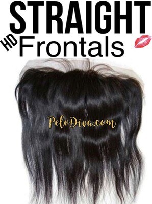 Peruvian HD Lace Base Frontal 13X4 Virgin Hair Extensions - Straight (Liso)