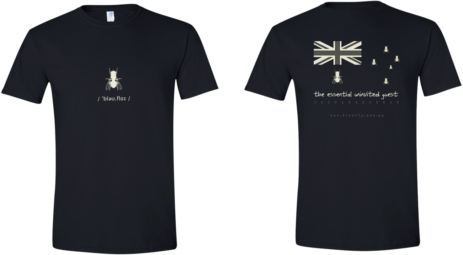 Blowfly T-shirt (flag) black