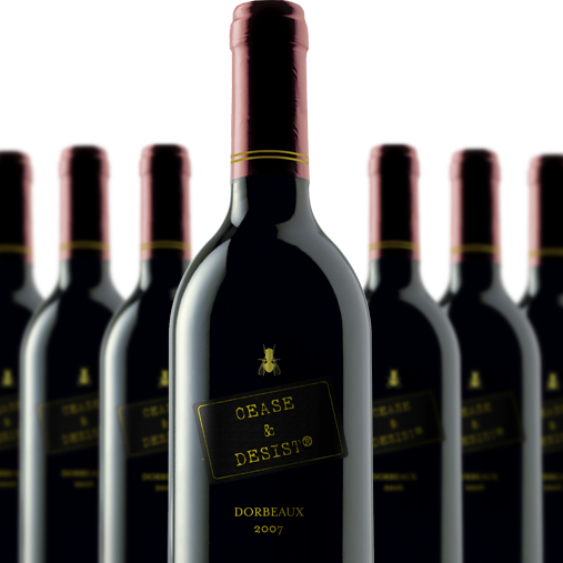 Cease &amp; Desist Dorbeaux 2007 (½ Case)