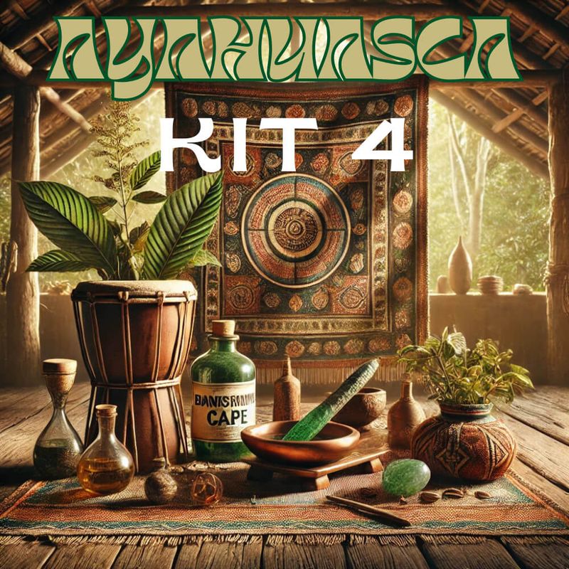 20/20 Ayahuasca Kit with Syrian Rue and Mimosa Hostilis Root Bark for deep, vivid spiritual clarity and transformation