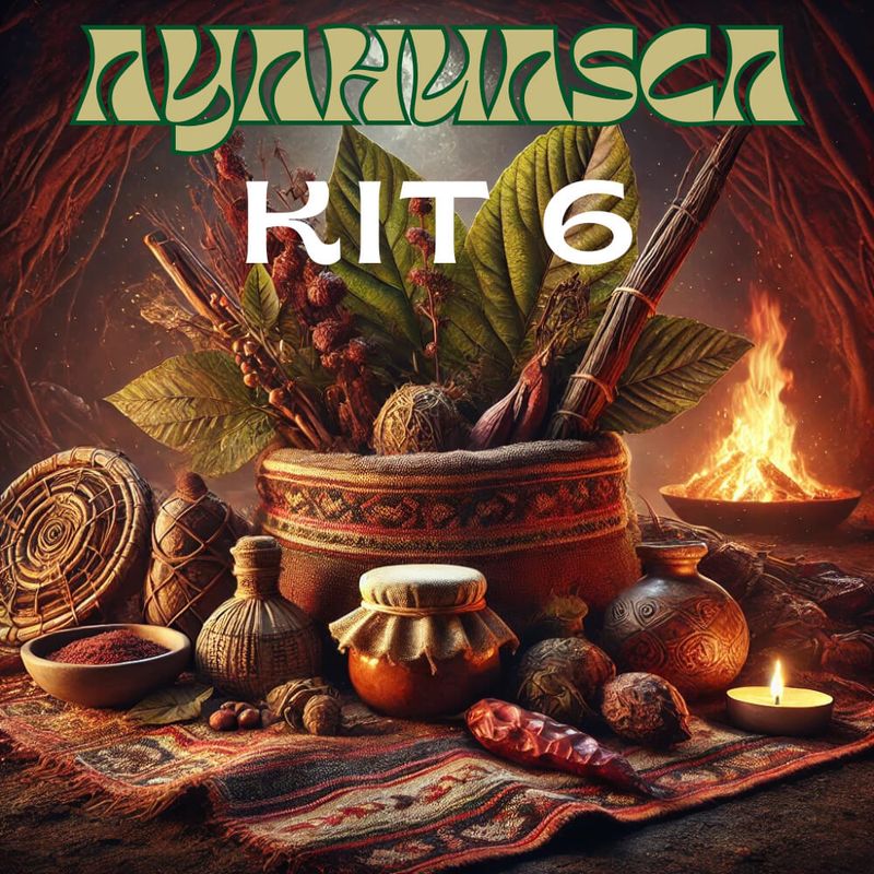 Deep Brazilian Amazon Ayahuasca Kit with Diplopterys Cabrerana and Caapi Ourinhos for a powerful, transformative spiritual journey