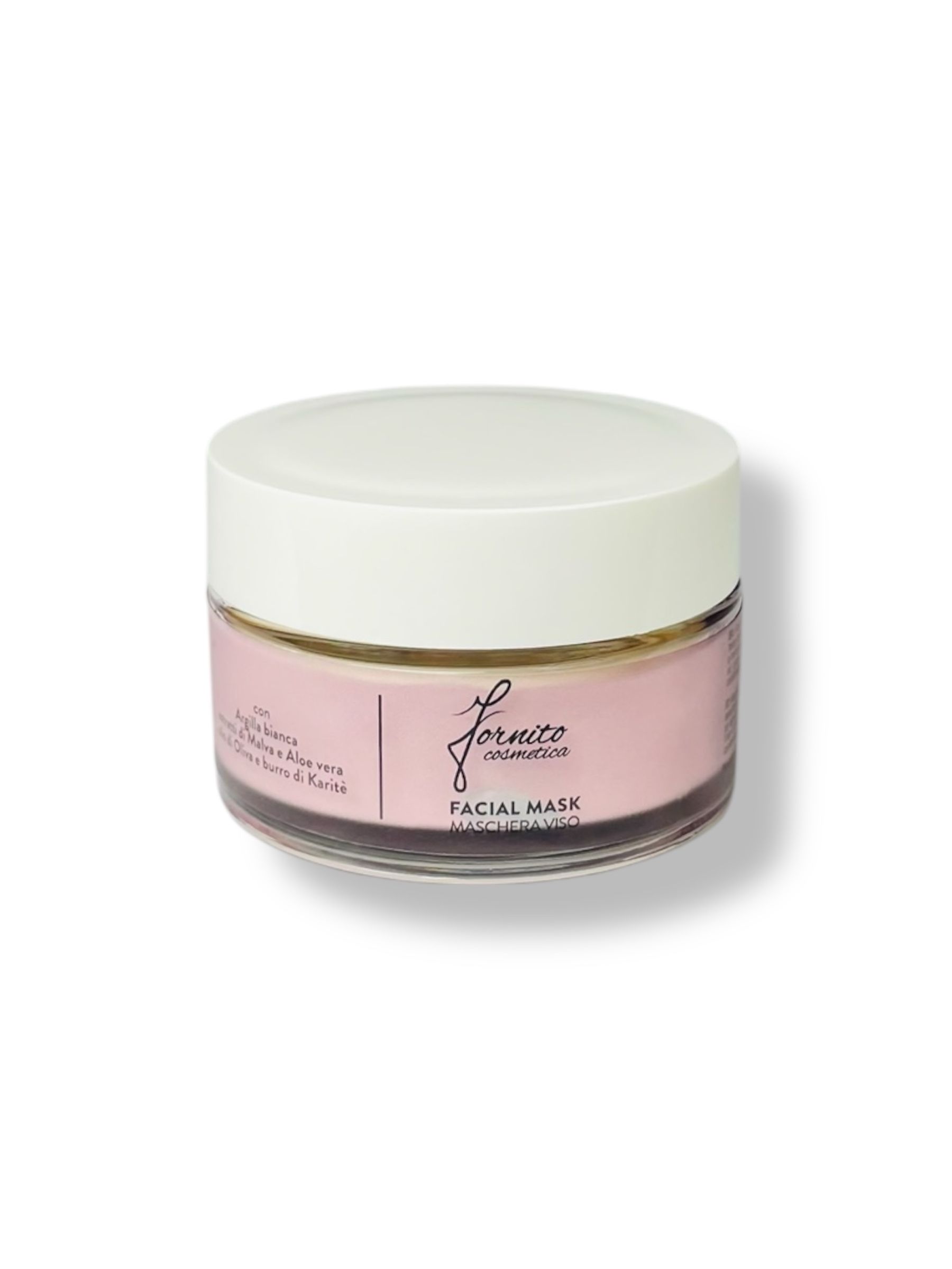 Maschera viso con Argilla Bianca (50ml)