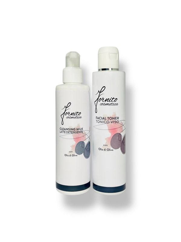 Latte detergente e Tonico