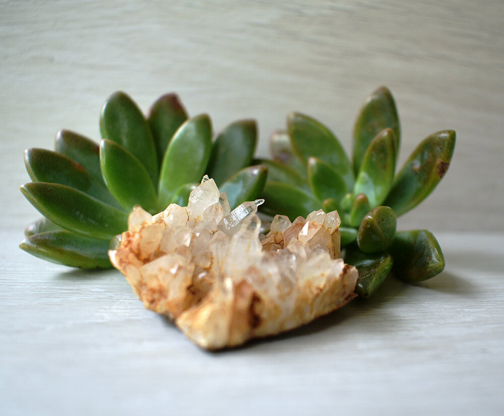 Centre Quartz -Reverse Sceptre