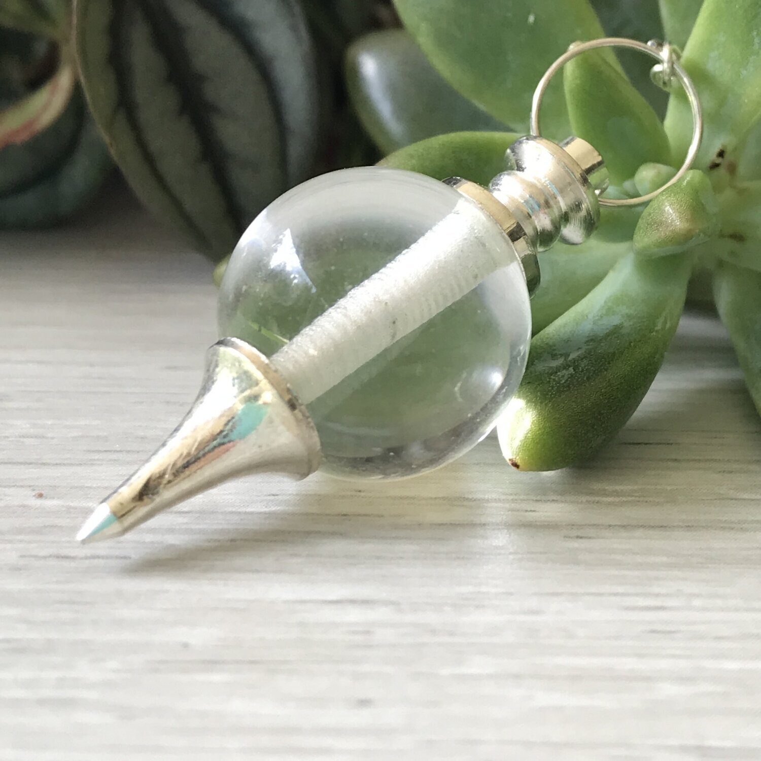 Clear Quartz Pendulum