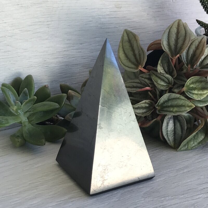 Shungite - Tall Pyramid