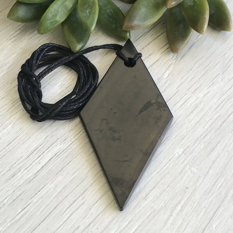 Shungite Pendant Rhombus