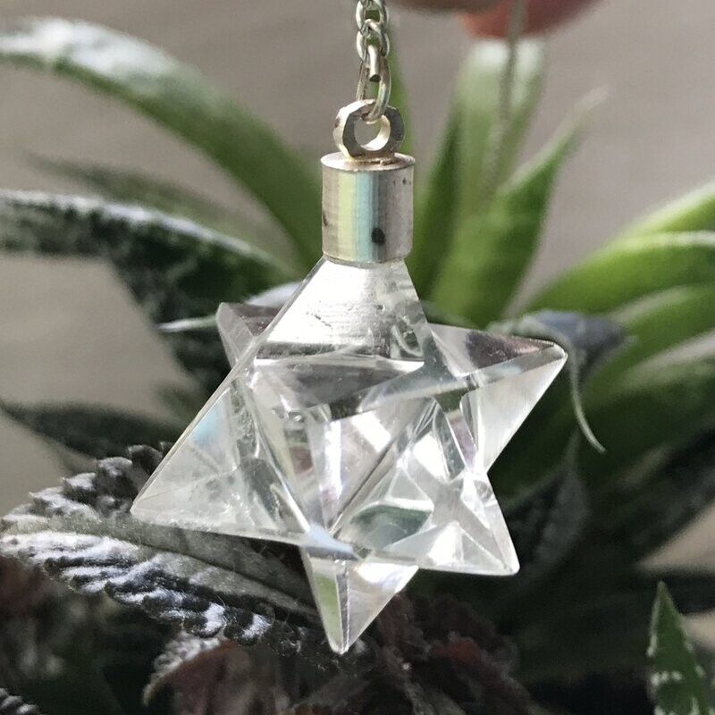 Clear Quartz Pendulum, Merkabah