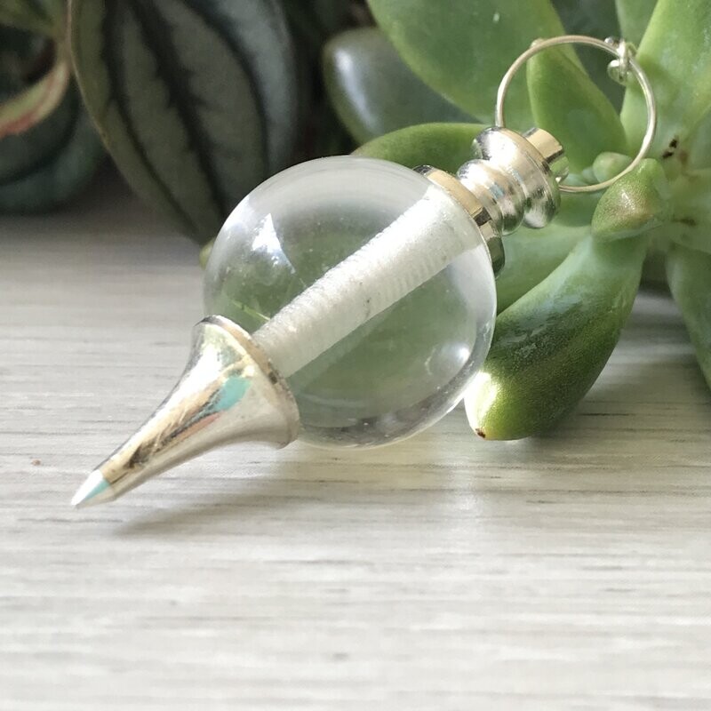 Clear Quartz Pendulum