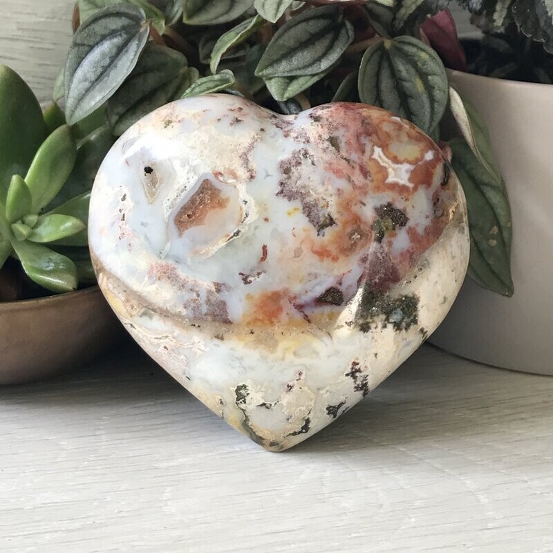 Ocean Jasper Heart