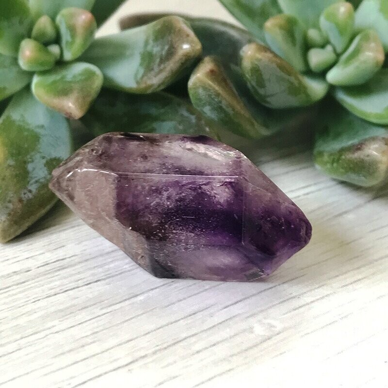 Brandburg Amethyst & Smokey Quartz