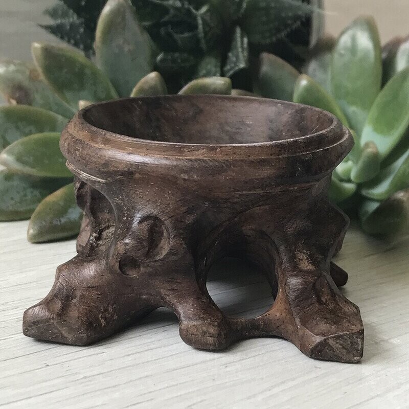 Crystal Ball Wooden Stand Large