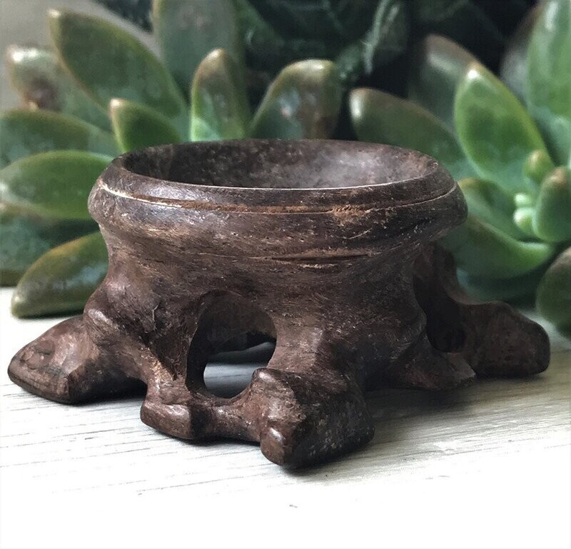 Crystal Ball Wooden Stand Medium