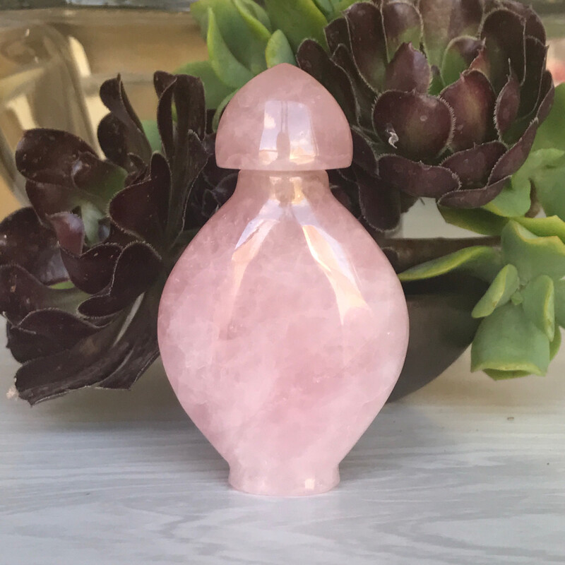 Rose Quartz - Perfume Bottle