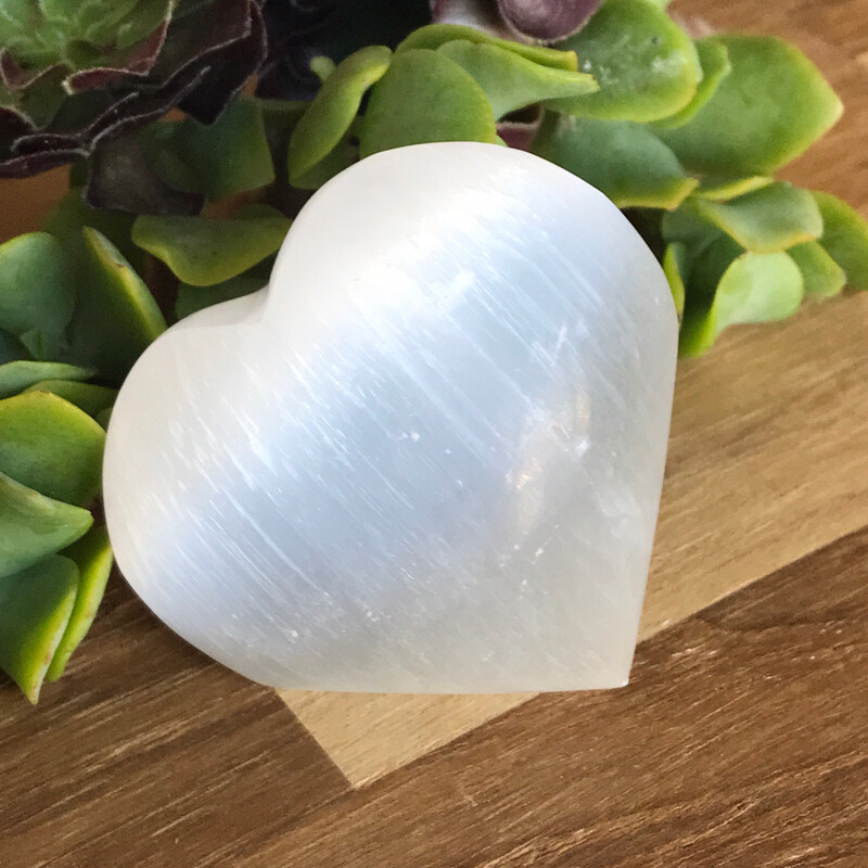 Selenite Heart