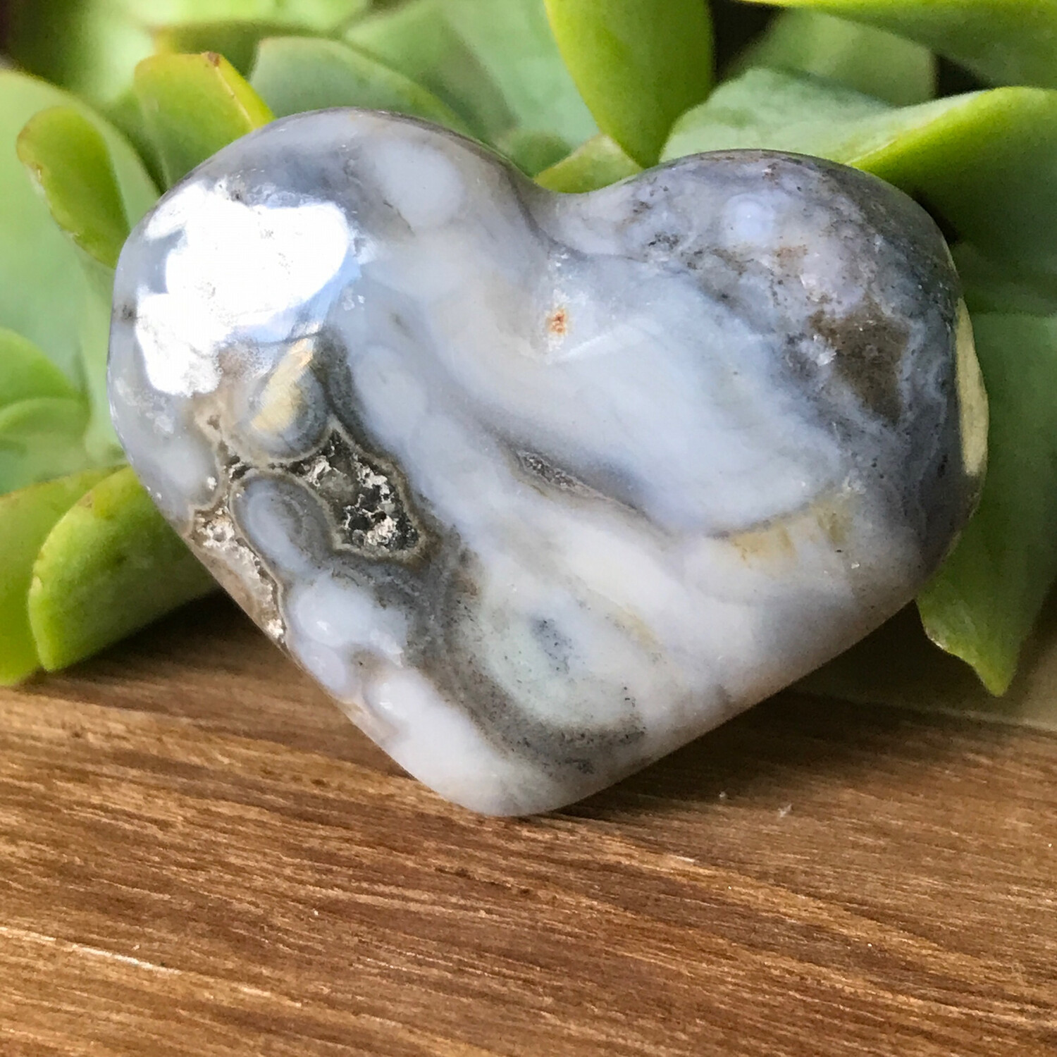 Ocean Jasper Heart