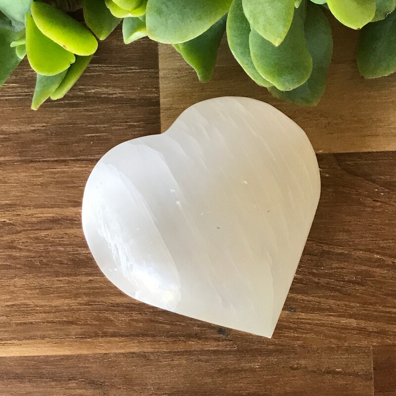 Selenite Heart