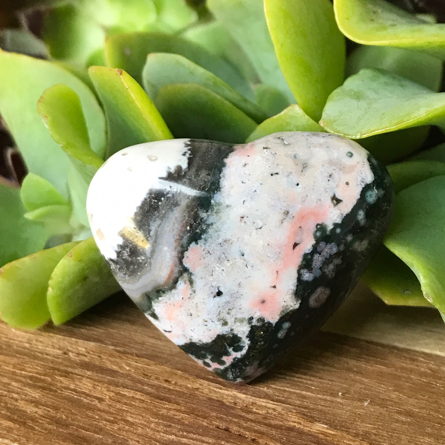Ocean Jasper Heart