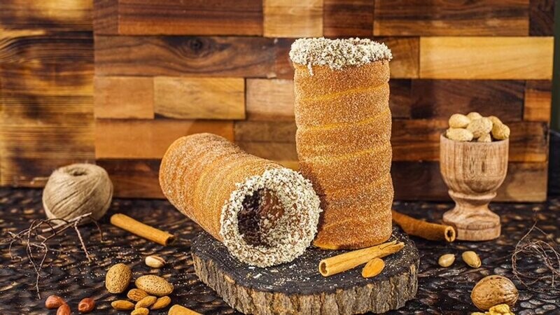 Classic Chimney with Nutella and Walnuts