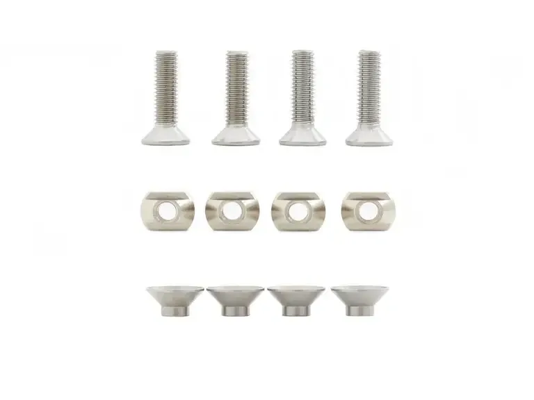 MH140 - HARDWARE KIT ALU PLATE TO RAIL BOARD (KMS)