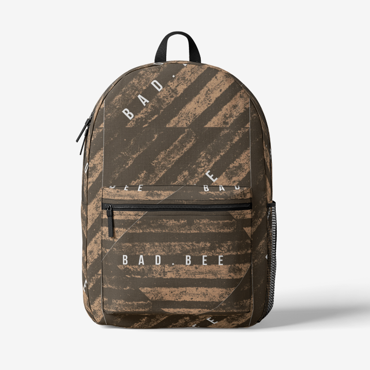  Retro Colorful Print Trendy Backpack