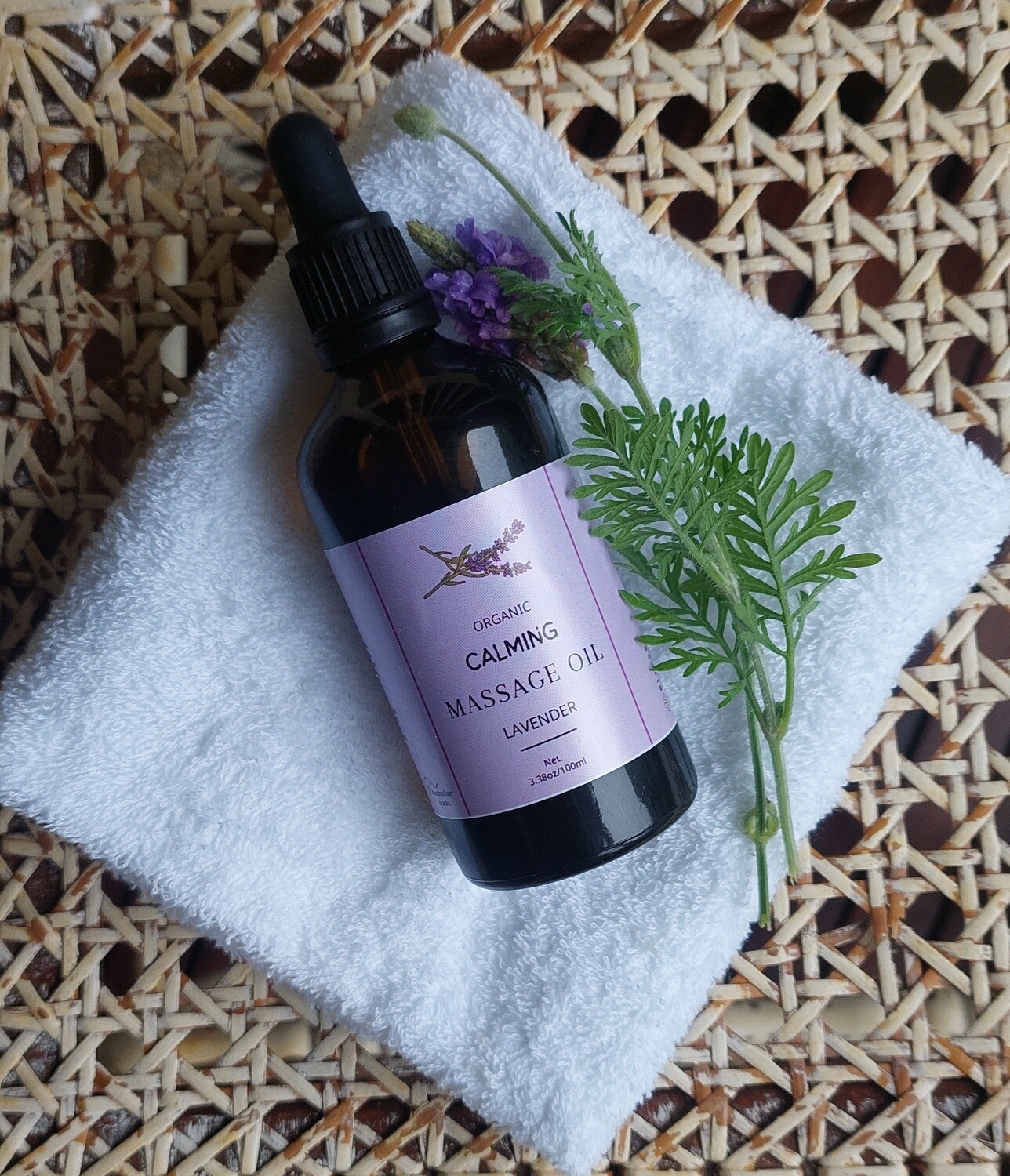 100ml Calming Massage oil. Lavender.