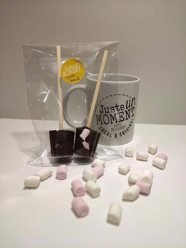 Sucettes chocolat chaud+lait