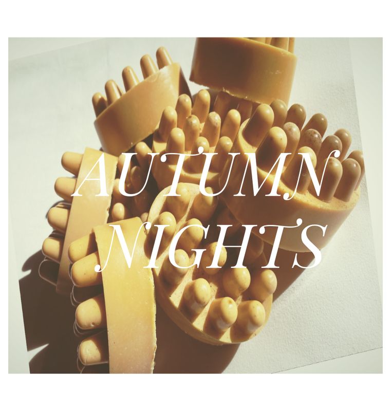 Autumn Nights Massage Soap Bar