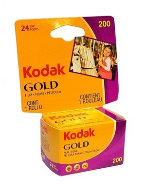 Kodak Gold 200 Film, Exposures: Single Roll - 24 Exposures