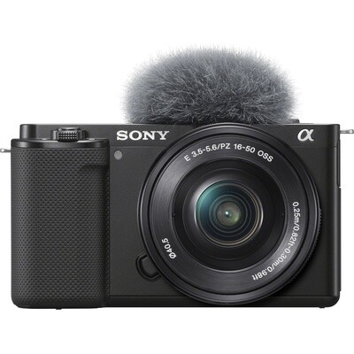 Sony ZV-E10 Interchangeable Lens Vlog Camera with E PZ 16-50mm f/3.5-5.6 OSS Lens
