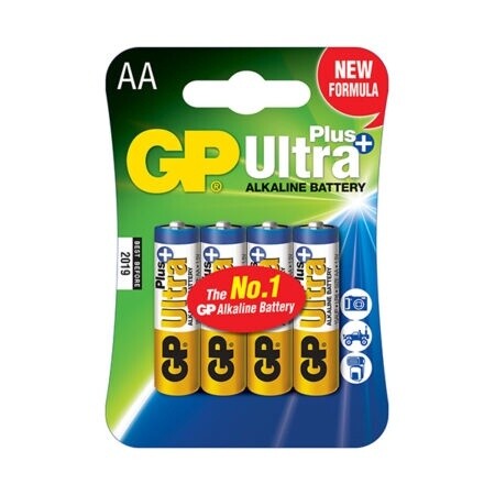 GP AA Ultra Plus (4 Pack) Alkaline Battery