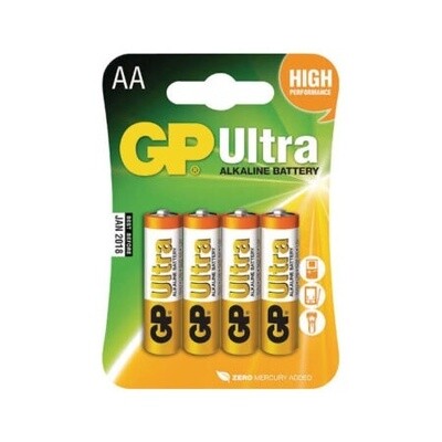 GP AA Ultra (4 Pack) Alkaline Battery