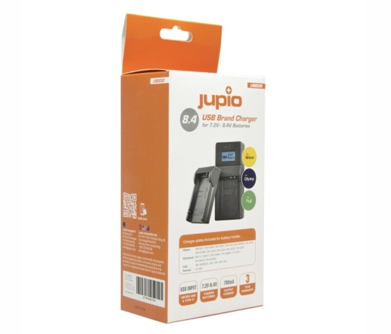 Jupio USB Brand Charger (For Nikon/Olympus/Fujifilm)